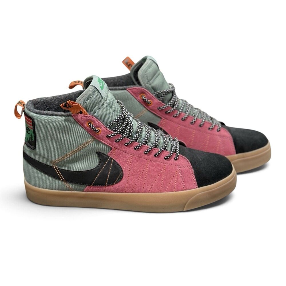 Nike SB Zoom Blazer Mid PRM Acclimate Jade Smoke Men’s Sneakers 11.5